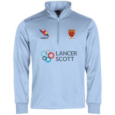 THE PARROT'S - 1/4 zip Top - Stanno - Field - Sky Blue