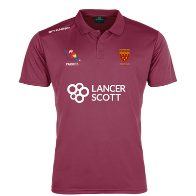 THE PARROT'S - Polo Shirt - Stanno - Field - Burgundy