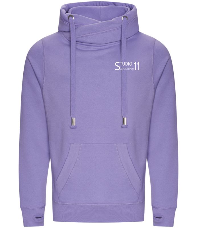 JH021 - AWDis - Cross Neck Hoodie - Digital Lavender