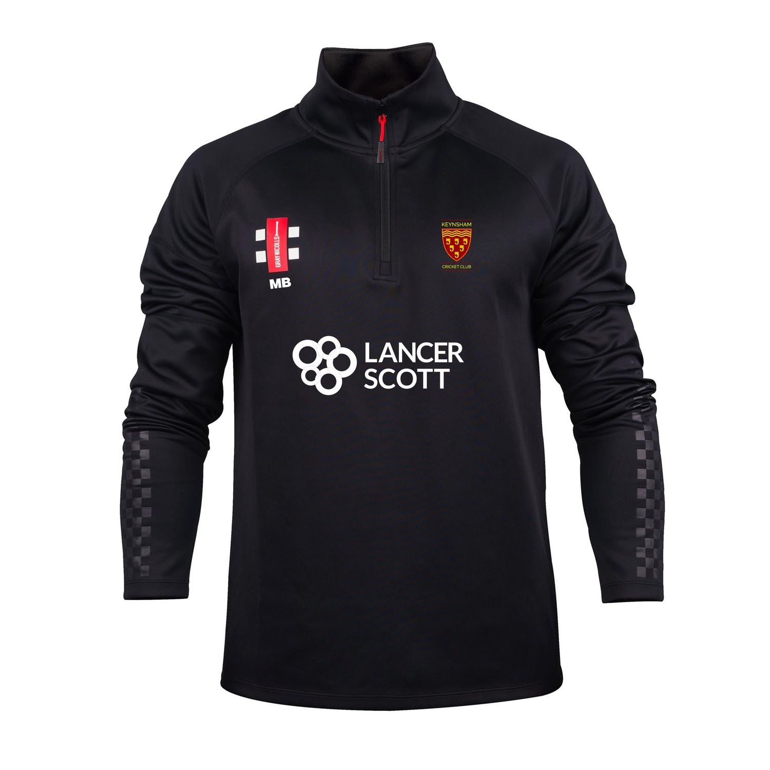 Fleece - 1/4 zip - Pro Thermo Fleece - Gray-Nicolls - Senior