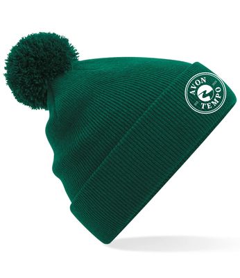Bobble Beanie Hat - Bottle Green (BB426 - Beechfield)