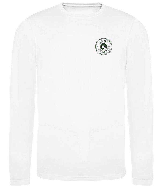 Long Sleeve - T-Shirt - UNISEX fit - Arctic White    (JC002 - AWDis)