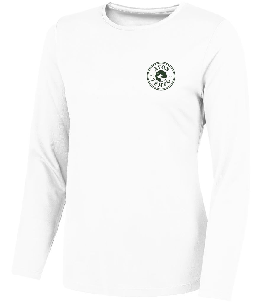 Long Sleeve - T-Shirt - LADIES - Arctic White  (JC012 - AWDis)