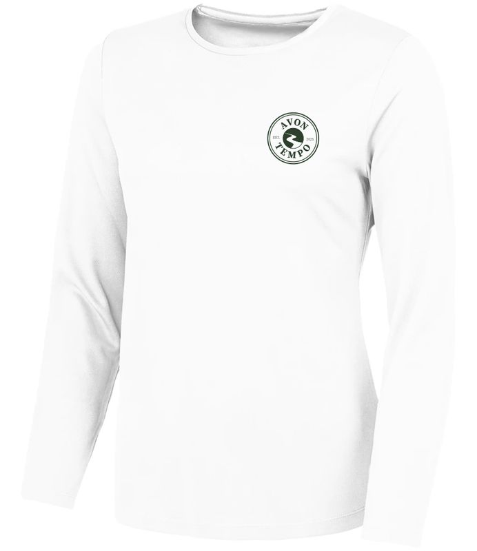 Long Sleeve - T-Shirt - LADIES - Arctic White  (JC012 - AWDis)