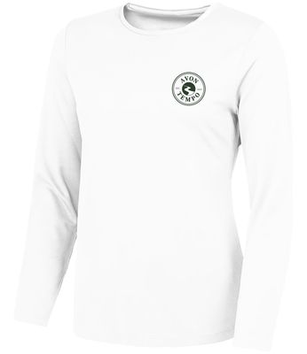Long Sleeve - T-Shirt - LADIES - Arctic White  (JC012 - AWDis)