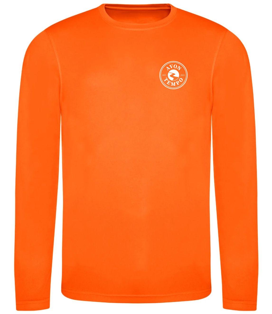 Long Sleeve - T-Shirt - UNISEX fit - Electric Orange   (JC002 - AWDis)