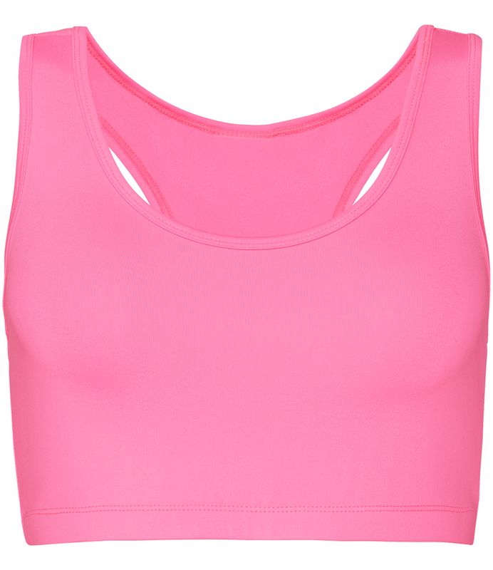 Sports Crop Top - Electric Pink - (JC017 AWDis)