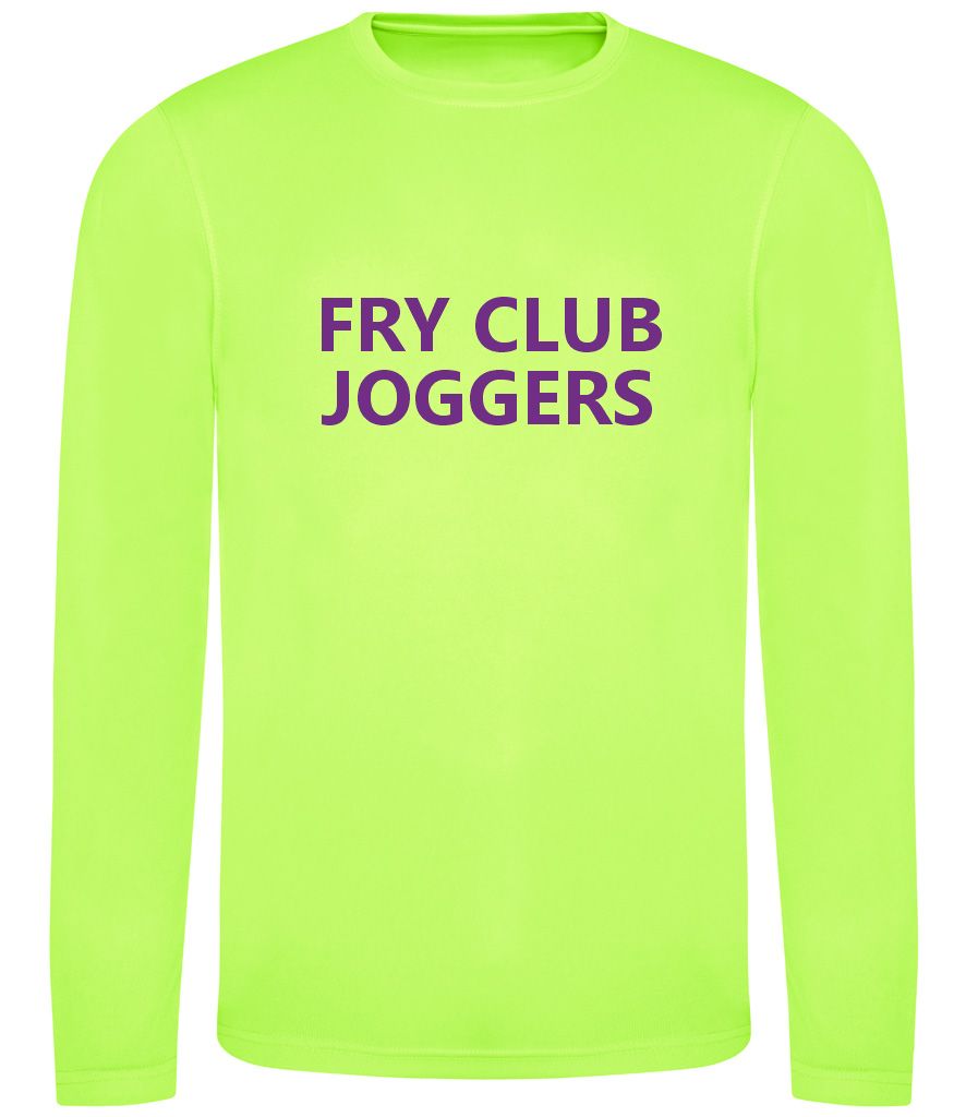 T Shirt - Long Sleeve - UNISEX - Electric Green  (JC002)