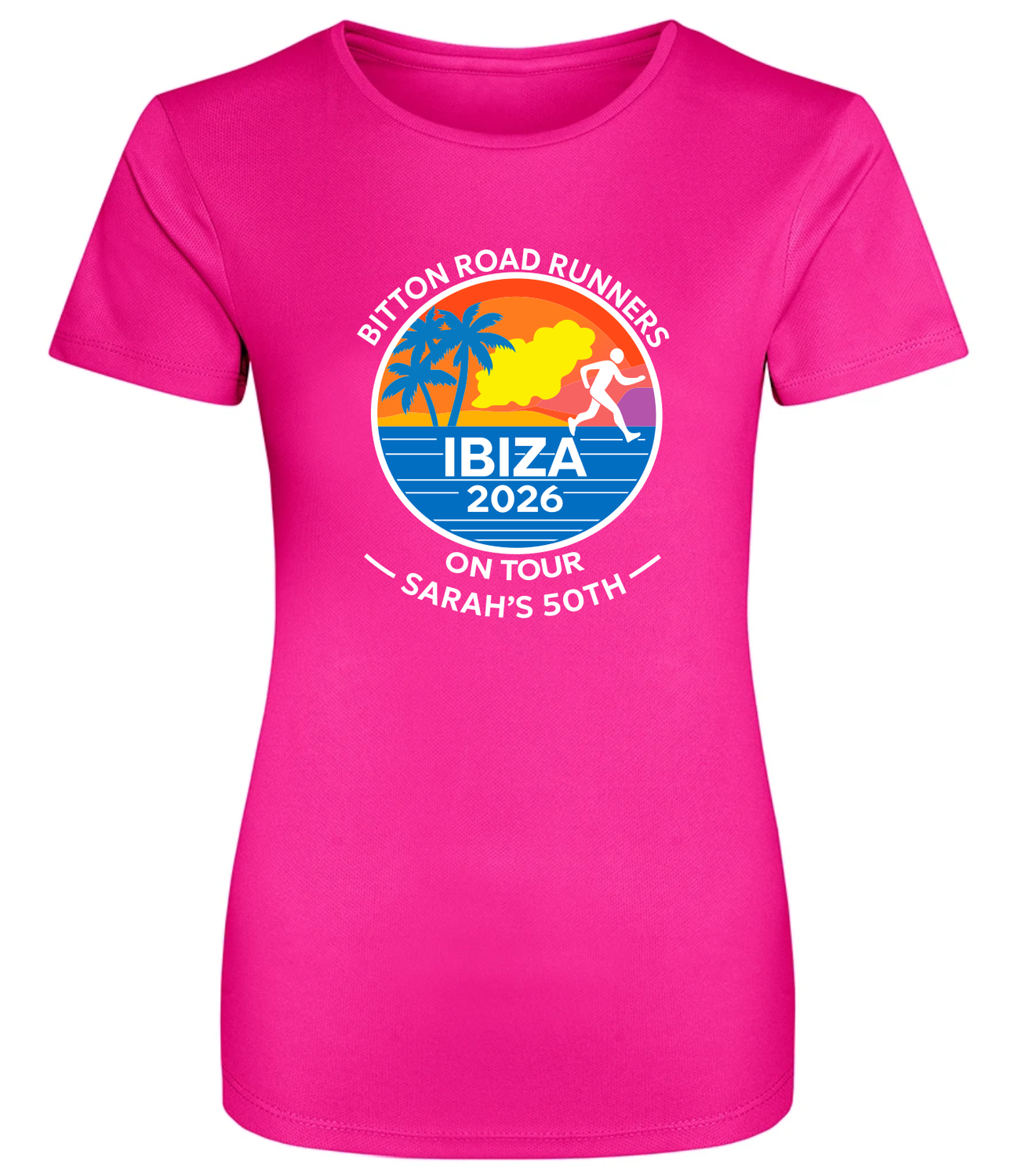 T Shirt - Short Sleeve - LADIES - AWDis - Hyper Pink (JC005)