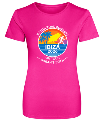 T Shirt - Short Sleeve - LADIES - AWDis - Hyper Pink (JC005)