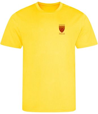 Girls - Training Tops (JC001B) Sun Yellow - Kids size