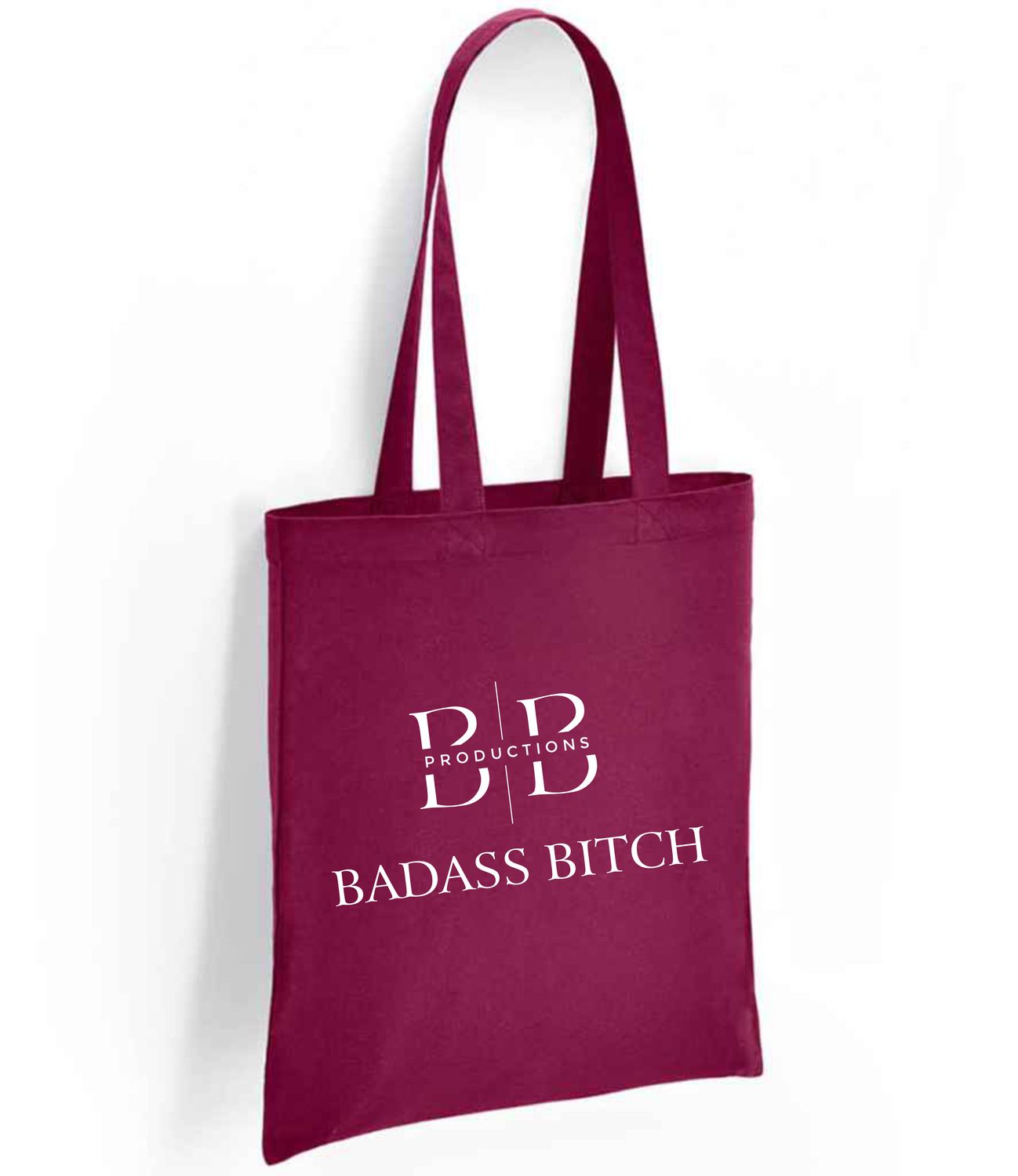 Brand Lab Cotton Long Handle Shopper - Burgundy - (BR001)