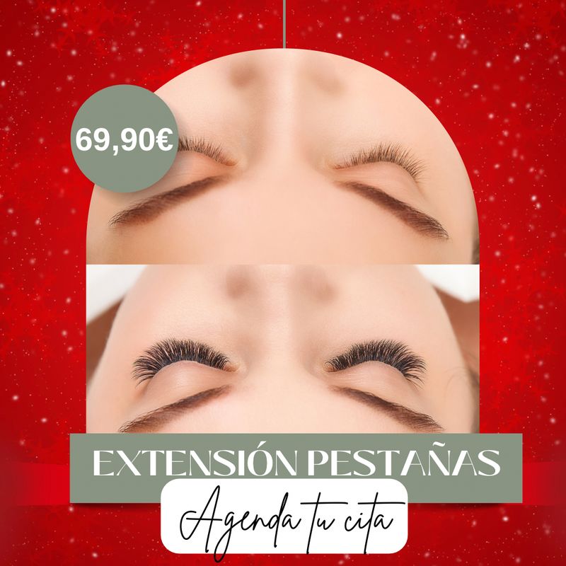 Extensión de pestañas Glamour