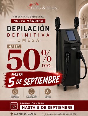 DEPILACIÓN DEFINITIVA OMEGA