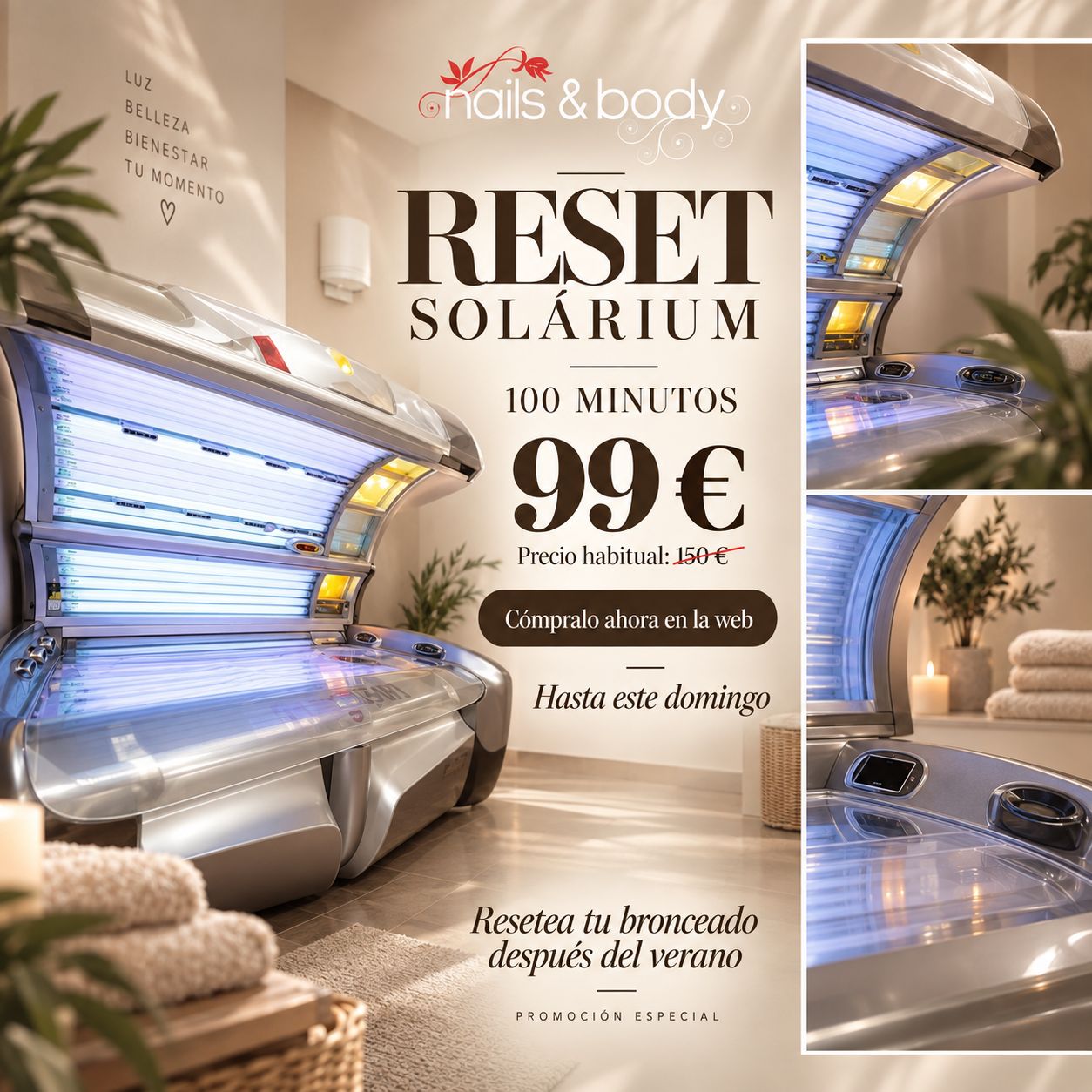 RESET 100 minutos solarium RESET 100 minutos solarium