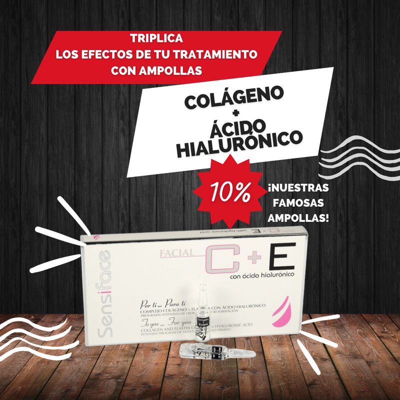 Ampollas ácido hialurónico Especial día de la MADRE