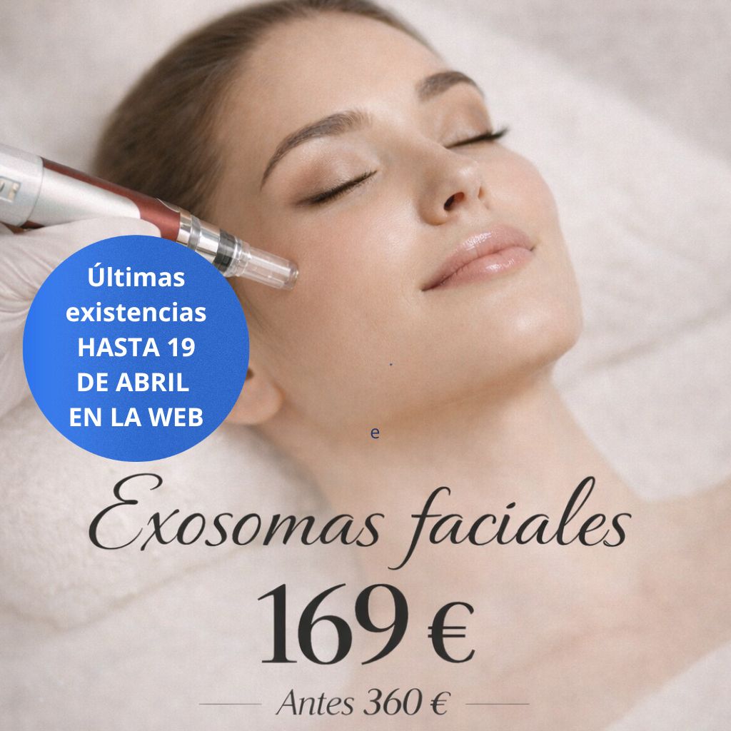 EXOSOMAS faciales 3 SESIONES hasta el Domingo