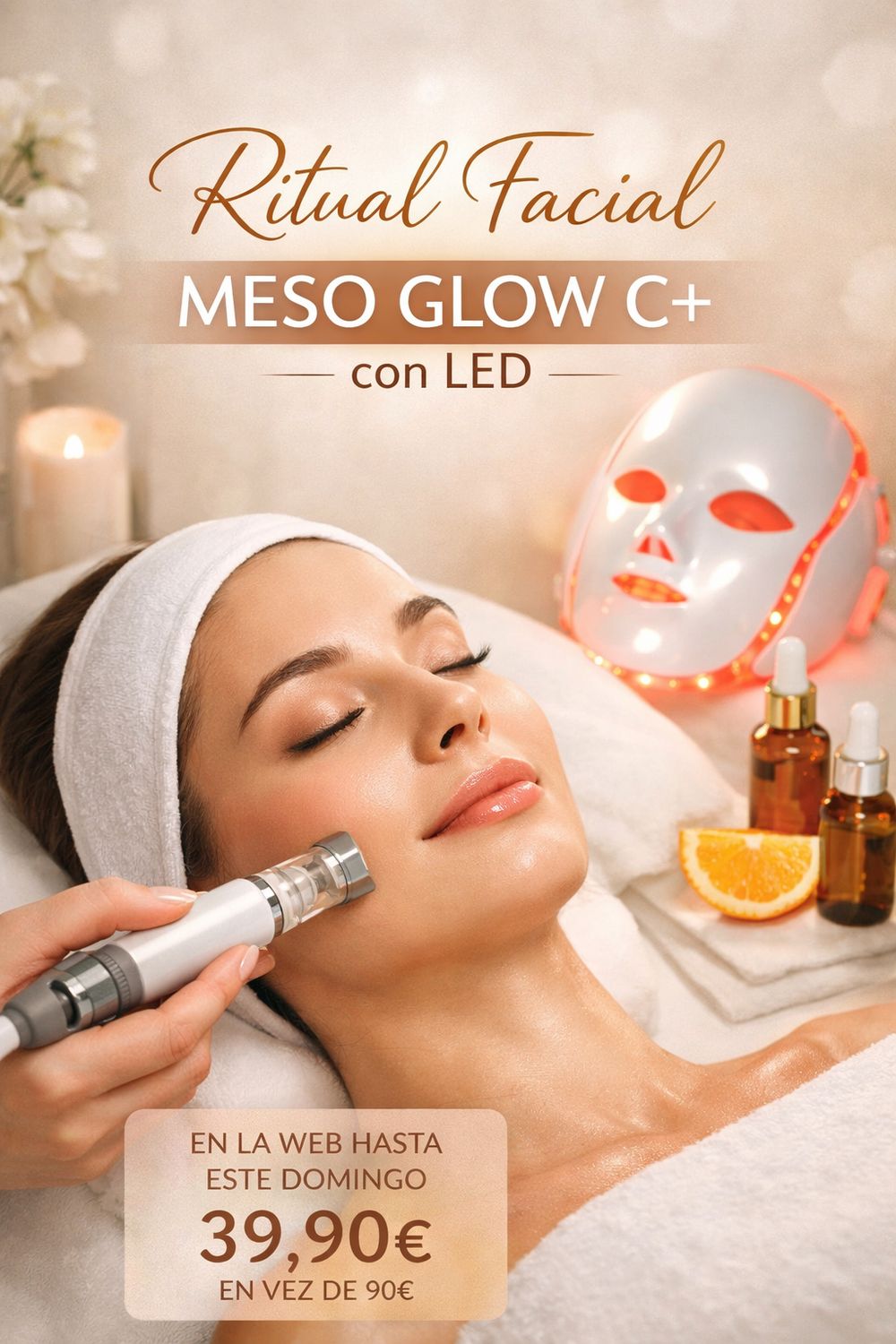 ​? Ritual Facial Meso Glow C+ con LED Día de la Madre