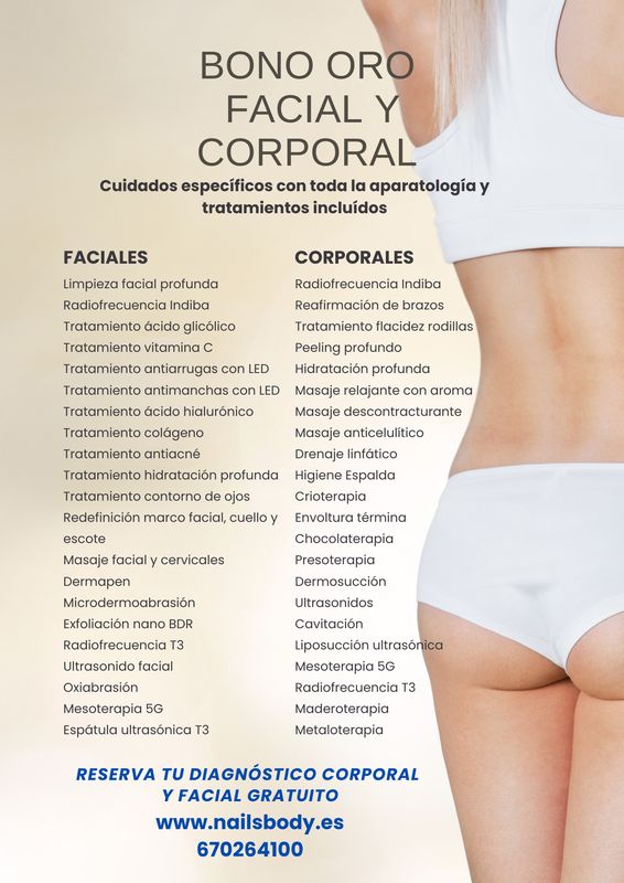 10 SESIONES FACIAL Y CORPORAL