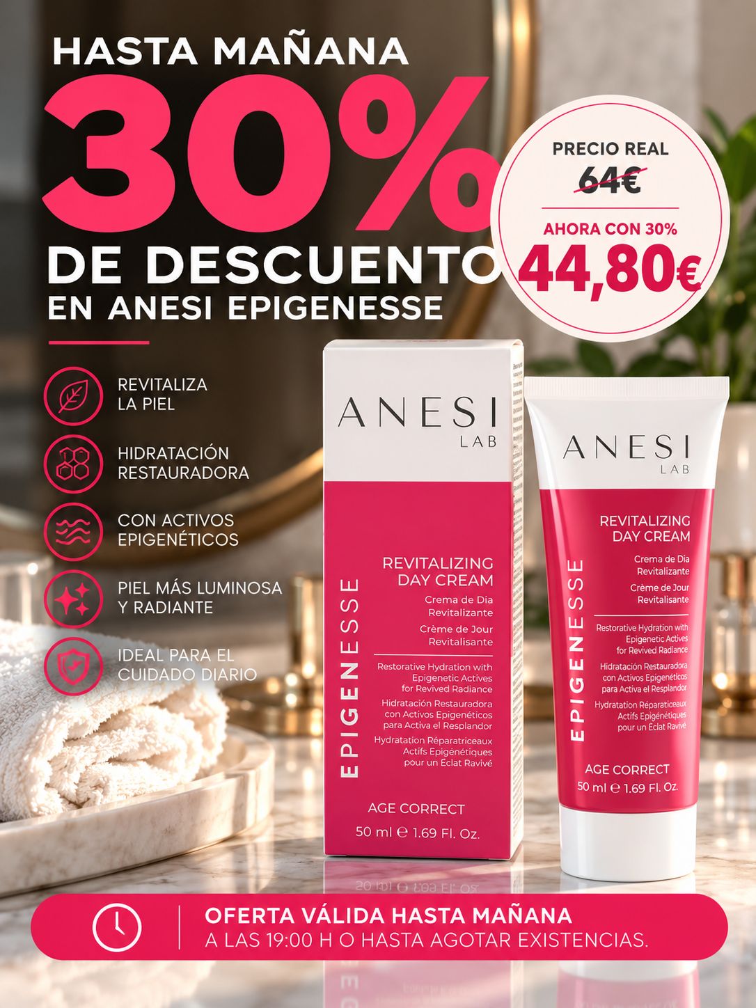 Crema de día antiedad