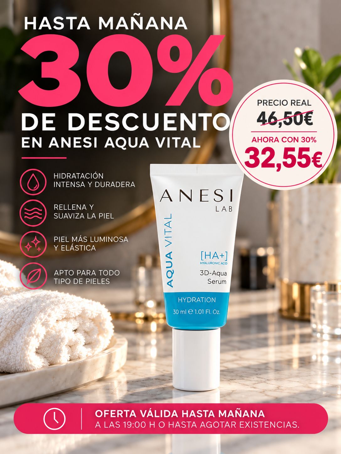 Aqua vital serum hialurónico