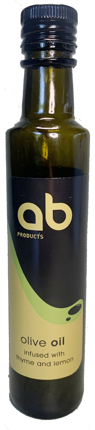AB Products lemon & thyme infused olive oil