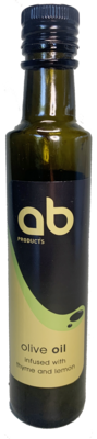 AB Products lemon & thyme infused olive oil