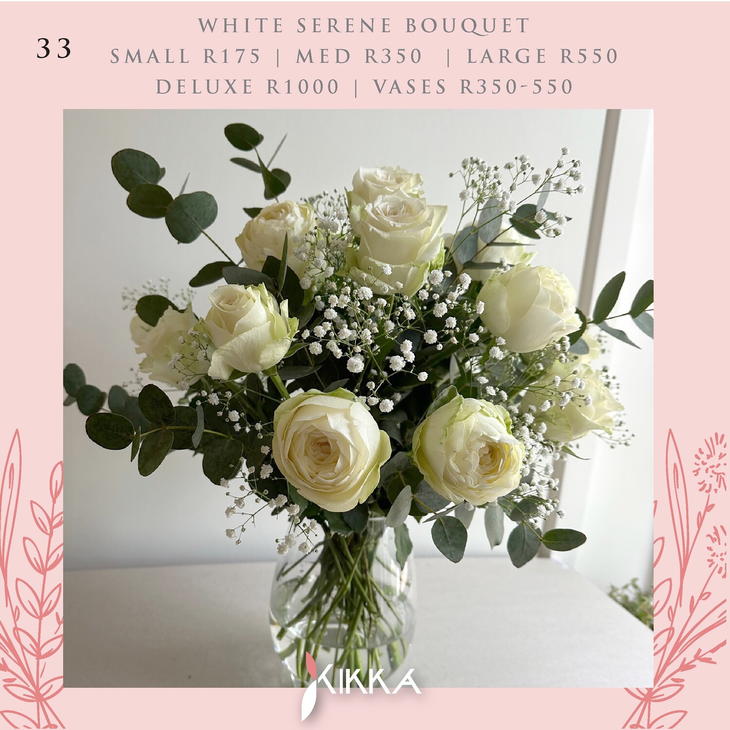 White Serene Bouquet