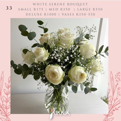 White Serene Bouquet