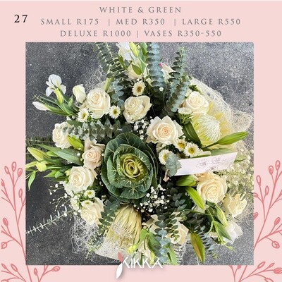 White &amp; Green