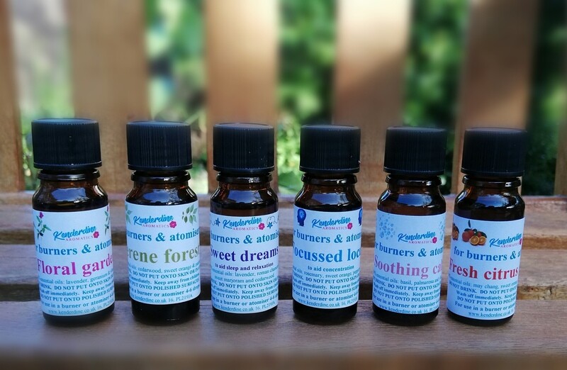 Essential oil atomiser and burner blends