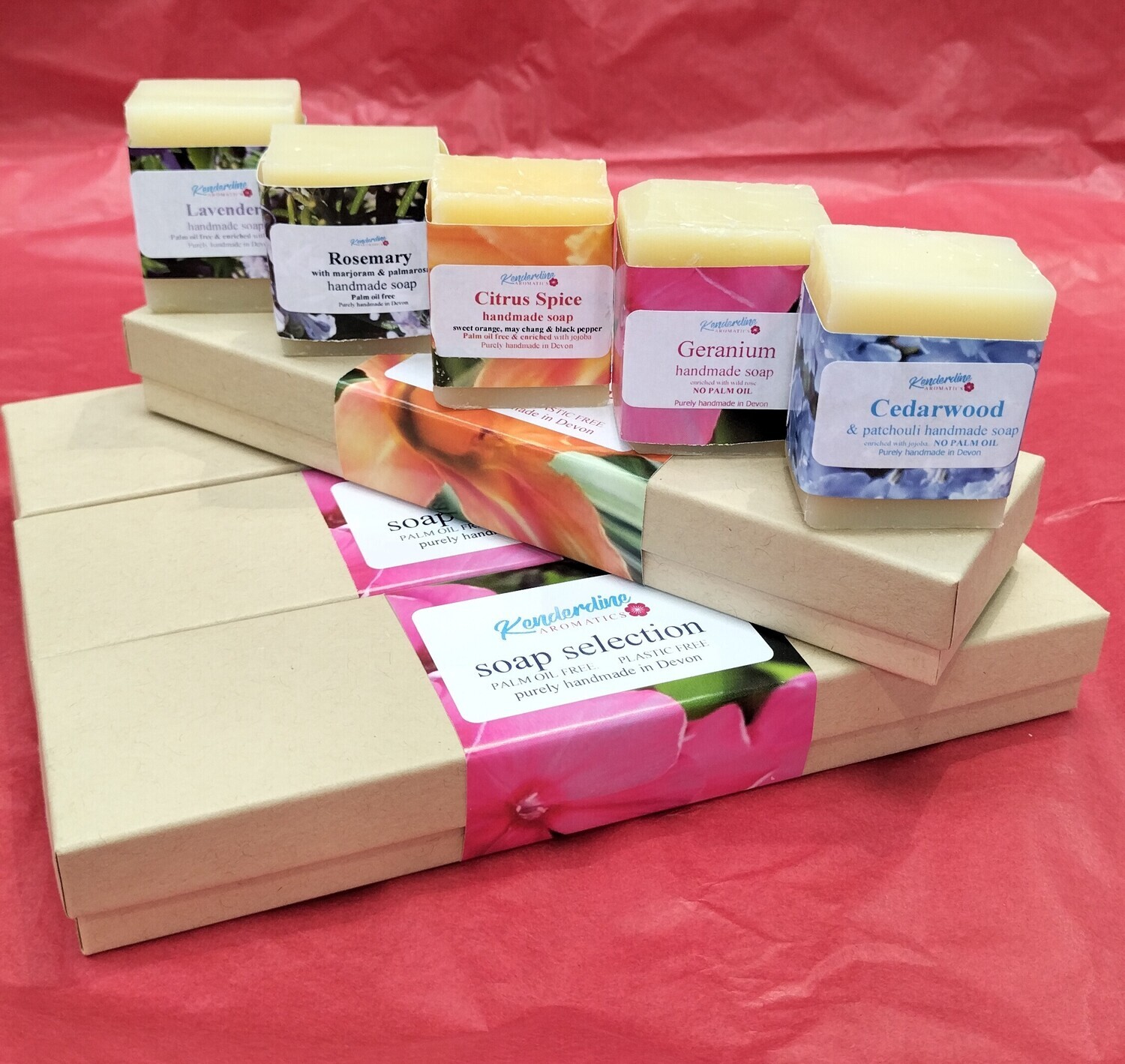 Mini soap selection box