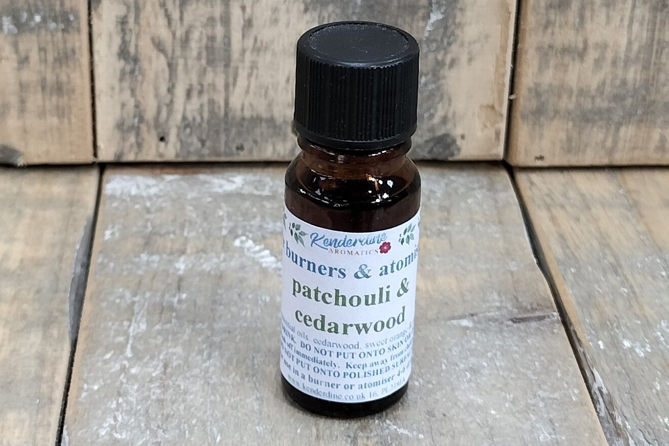 Essential oils - patchouli, cedarwood and sweet orange