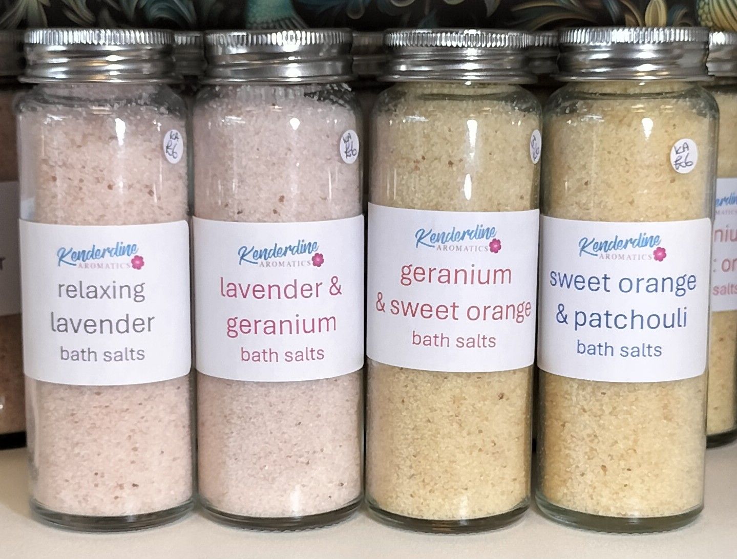 Bath salts - pink Himalayan, Epsom and Dead Sea salts
