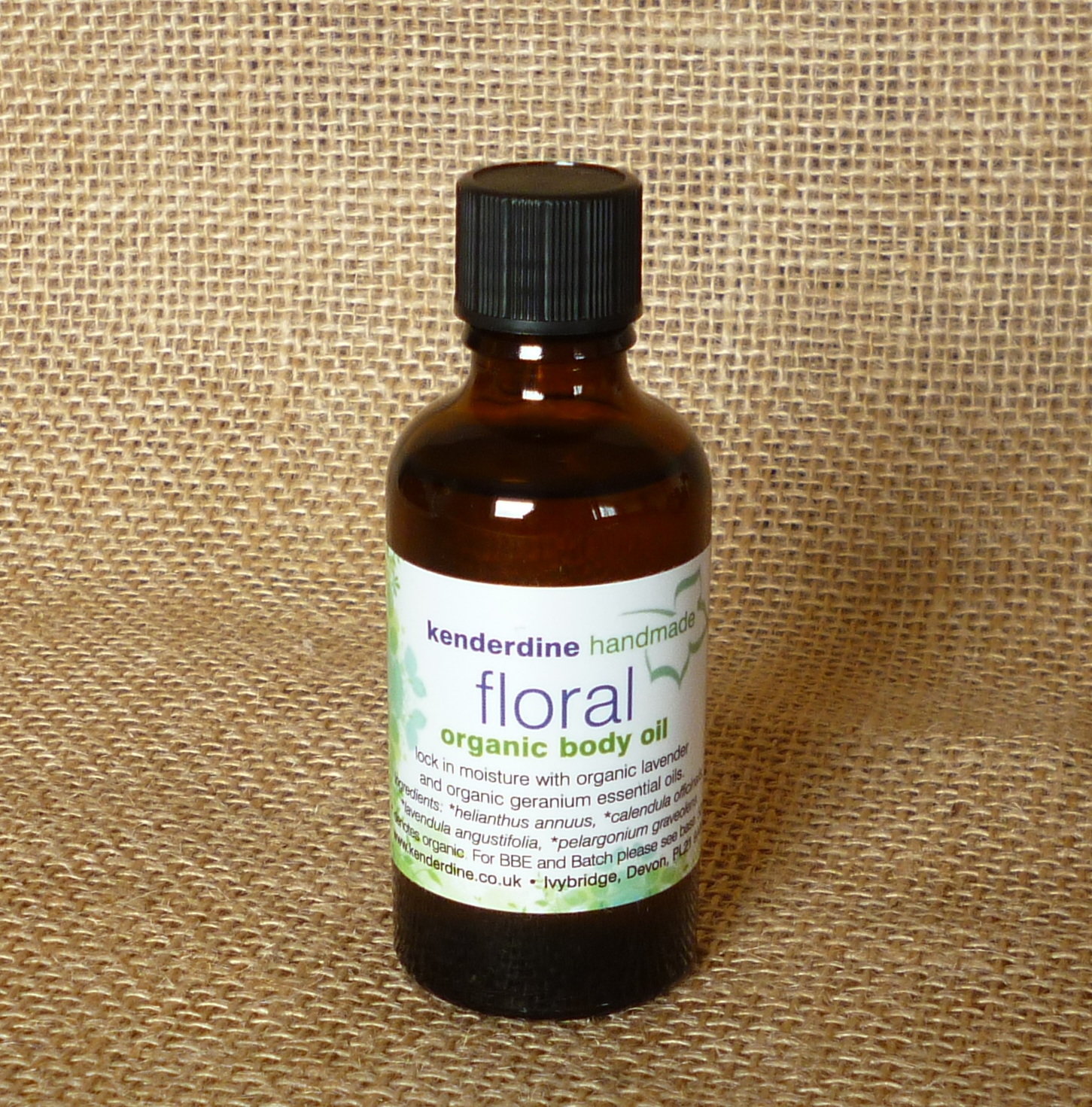 Floral body oil