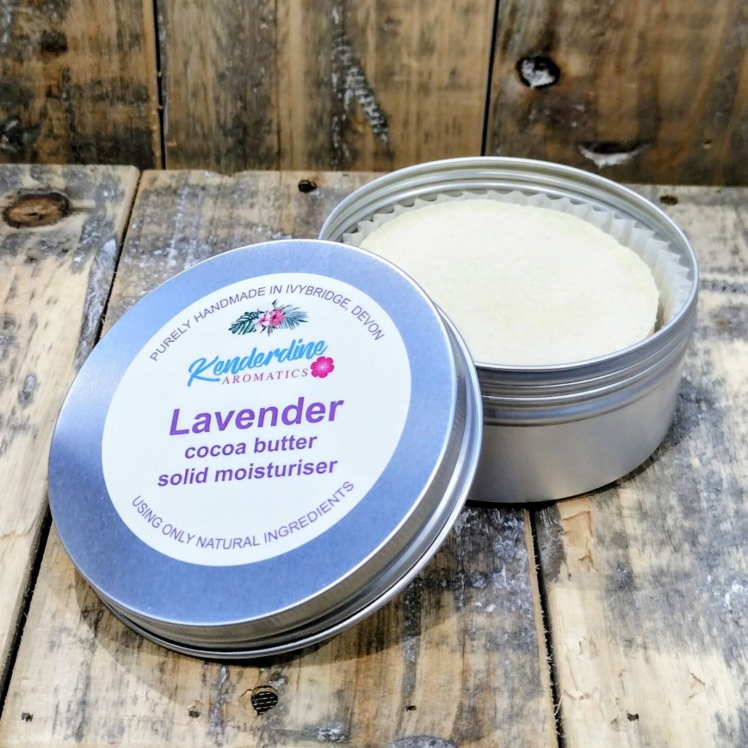 Cocoa butter solid moisturiser - Lavender