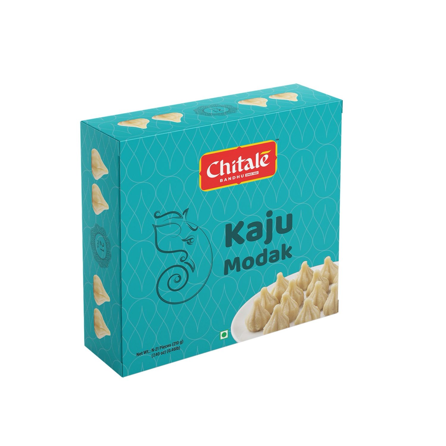 Kaju Modak (21 Pieces)