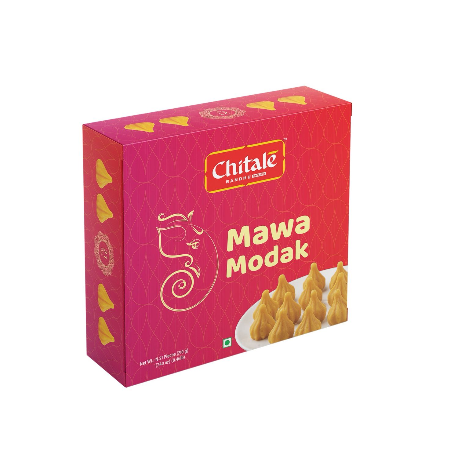 Mawa Modak (21 Pieces)