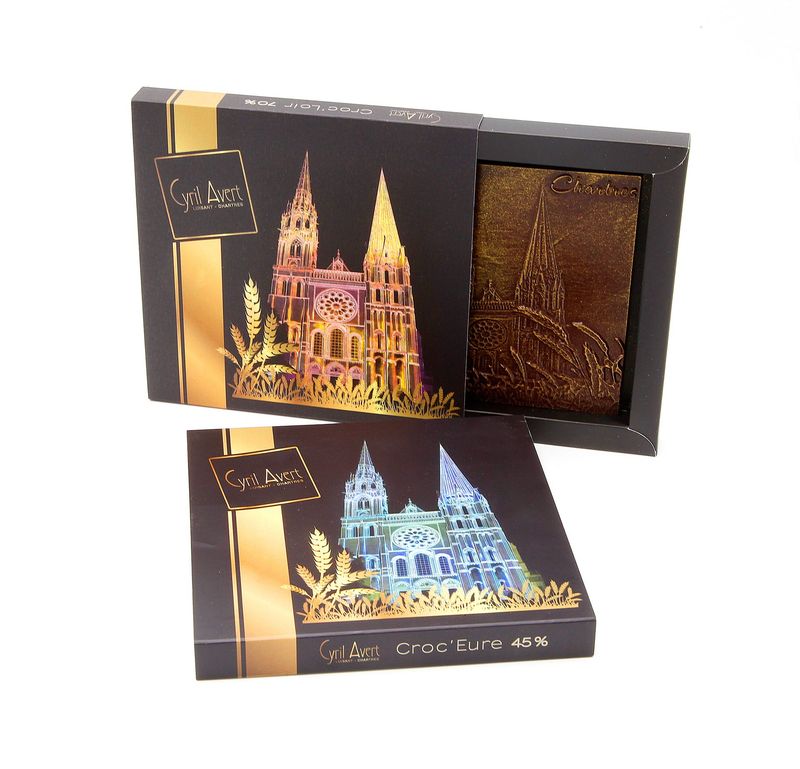 Tablette Cathédrale de Chartres (Chocolat noir)