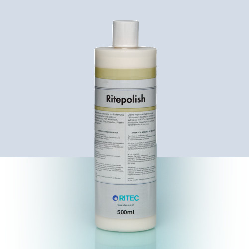 Ritepolish for Removal of Suction Cup Marks and Mineral Deposits from glass and stainless steel