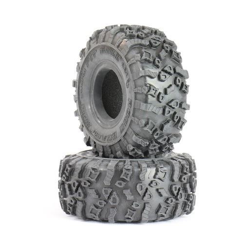 PITBULL ROCK BEAST (ORIGINAL) XOR 1.55 RC TIRES (ALIEN KOMPOUND) with FOAM - 2pcs - PB9020AK