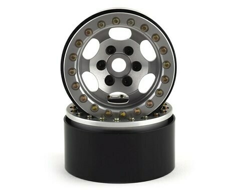SSD RC 1.9” Rugged Beadlock Wheels (Silver) (2) - SSD00324
