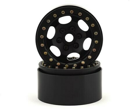 SSD RC 1.9” Rugged Beadlock Wheels (Black) (2) - SSD00322