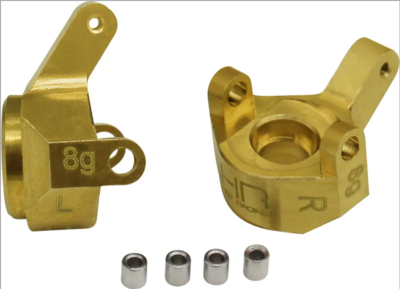 Hot Racing Brass Front Steering Knuckle SCX24 - SXTF21H