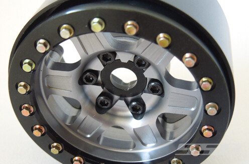 SSD RC 1.9” Challenger Beadlock Wheels (Grey) (2) - SSD00389