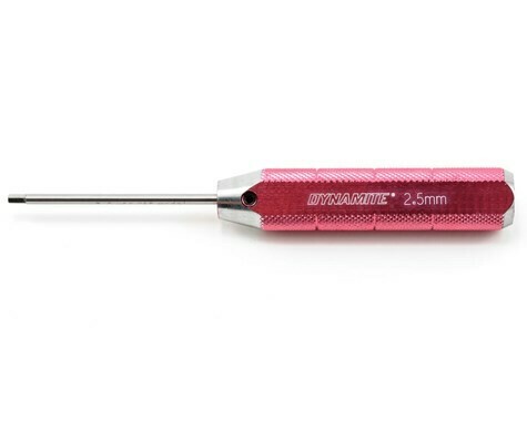 Dynamite Machined Hex Driver (Red) (2.5mm) - DYN2902 Dynamite Machined Hex Driver (Red) (2.5mm) - DYN2902