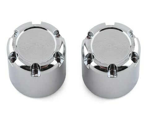 SSD RC Scale Rear Hubs (Chrome) (2) - SSD00365