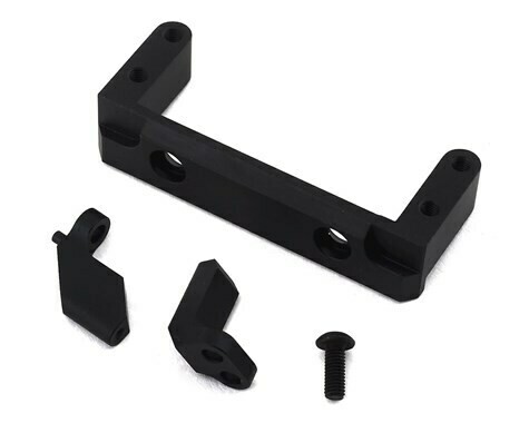 SSD RC Capra Aluminum Servo Mount Set (Black) - SSD00394