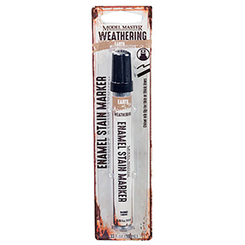 Testers Enamel Stain Weathering Marker. Earth - 342892