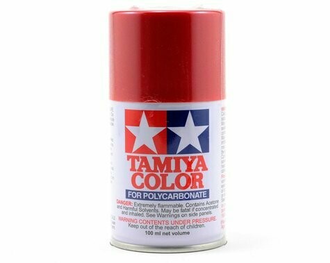 Tamiya PS-15 Metallic Red Lexan Spray Paint (100ml) - TAM86015